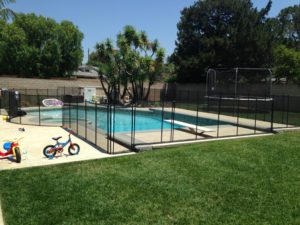 Pool safety fence 